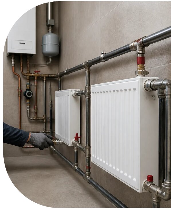 Монтаж системы отопления Ленинградка в Подольске от 1563 р. | АПаруса-Пдл